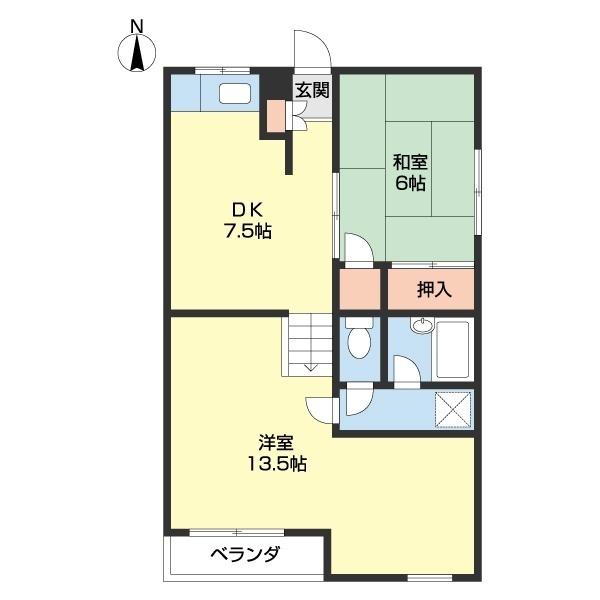 ＫアパルトマンⅡ 間取り図画像
