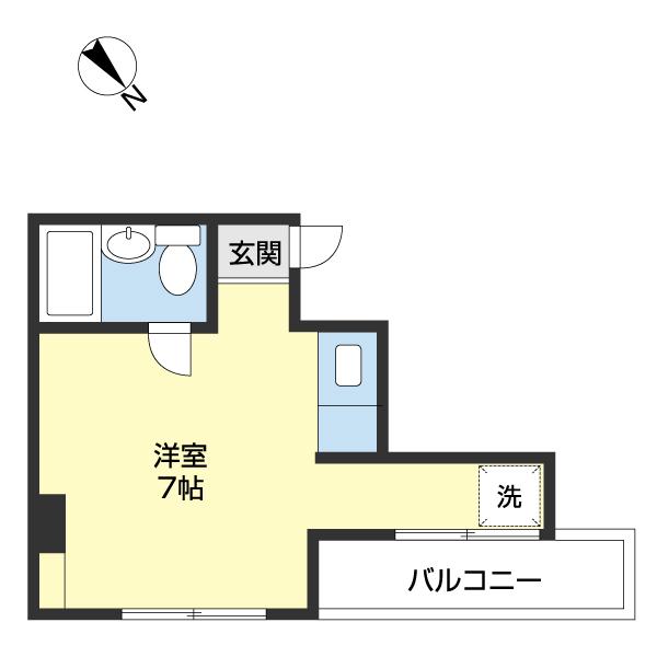ベルハウス壱番館（401） 間取り図画像