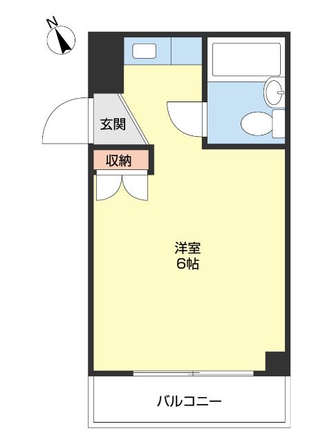 ベルハウス壱番館（402） 間取り図画像