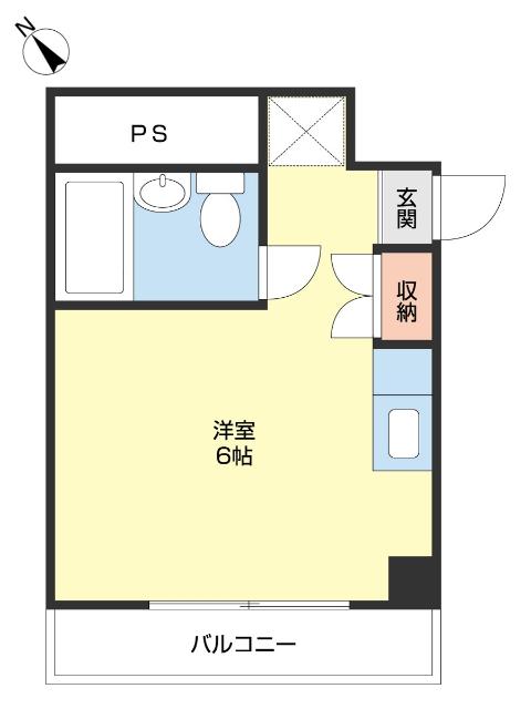 ベルハウス壱番館（403） 間取り図画像