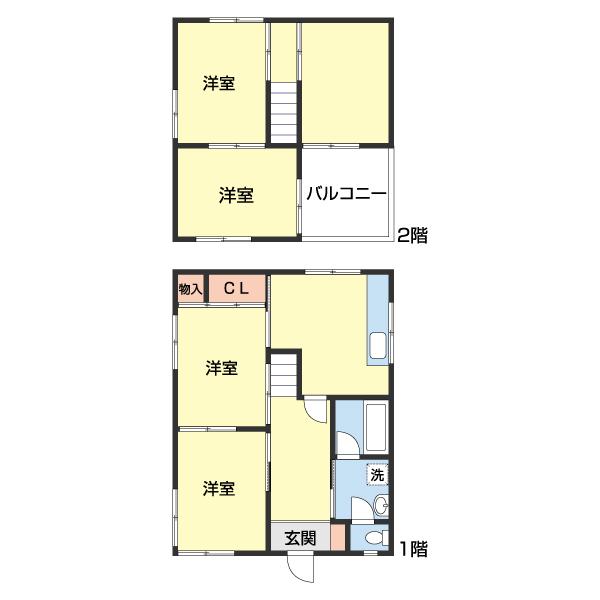 木ノ本209-5戸建（-） 間取り図画像