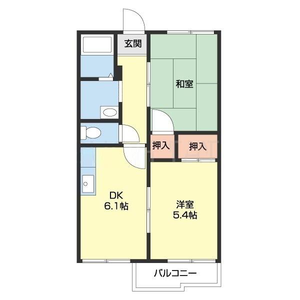 フォーブル松見（207） 間取り図画像