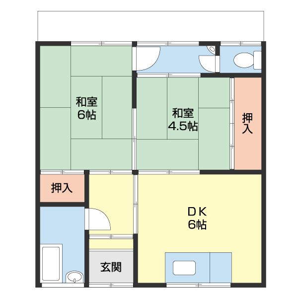 井辺長屋（6） 間取り図画像