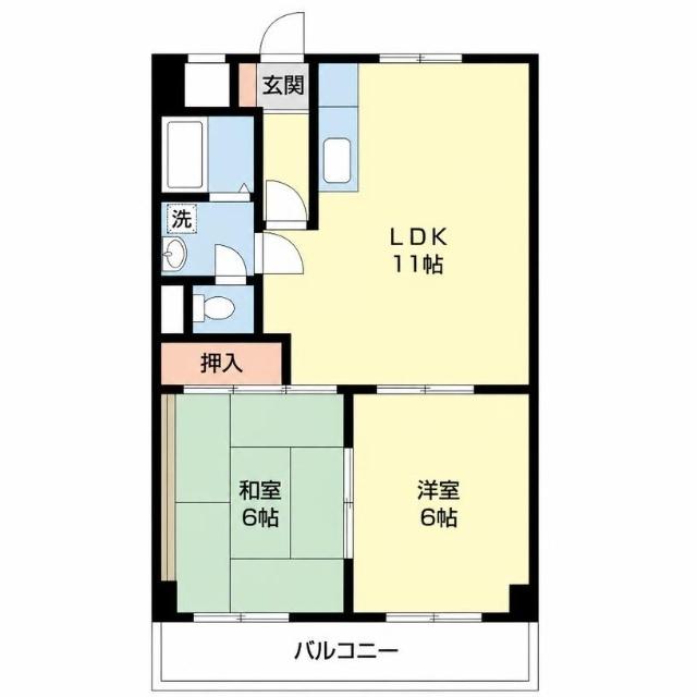 第２ルネみなと（304） 間取り図画像