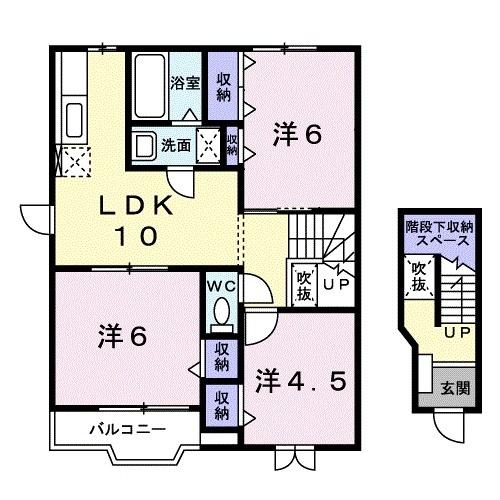 エンブレムⅡ（201） 間取り図画像