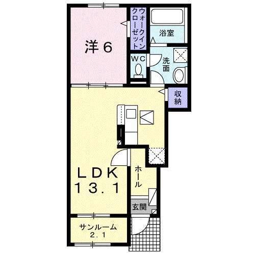 グランディール（102） 間取り図画像
