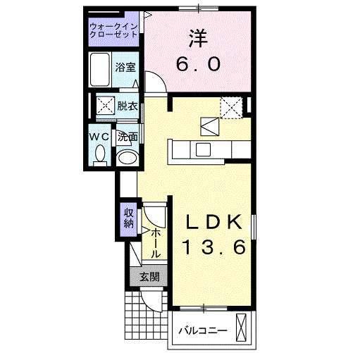 ランプロン　アヤ　Ⅰ（103） 間取り図画像