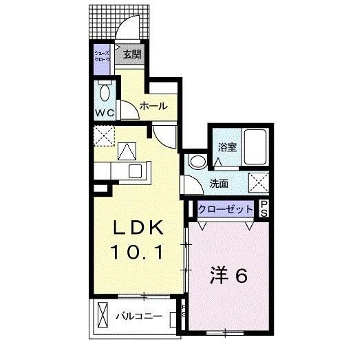 クリント　ブライアント　３号館（102） 間取り図画像