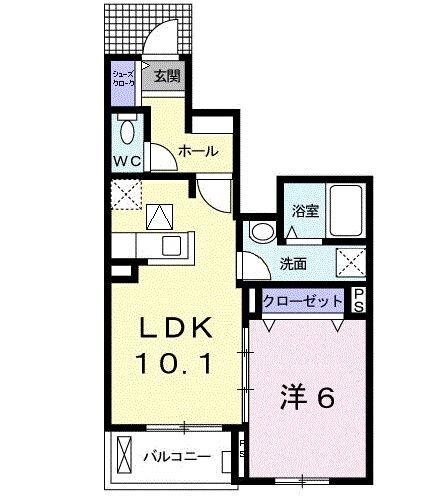 クリント　ブライアント　３号館（102） 間取り図画像