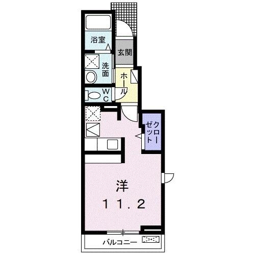 リヴィエール　ワカ（101） 間取り図画像