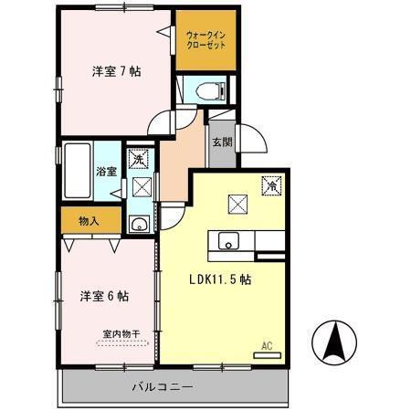 エルピーダ太田（102） 間取り図画像