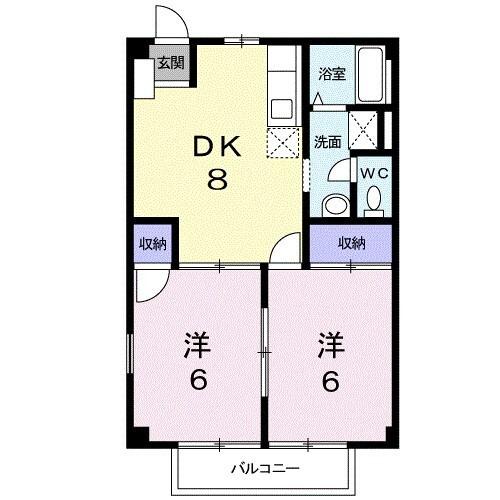 ニューシティＭＯＲＩⅠ（203） 間取り図画像