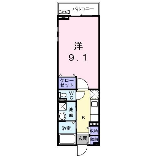 パセーオ（201） 間取り図画像