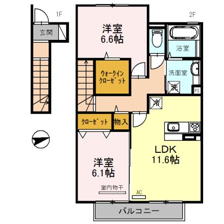 グレイスガーデン（203） 間取り図画像