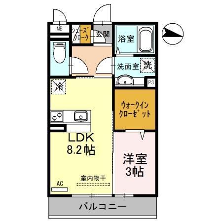 サンテラス吹上（203） 間取り図画像