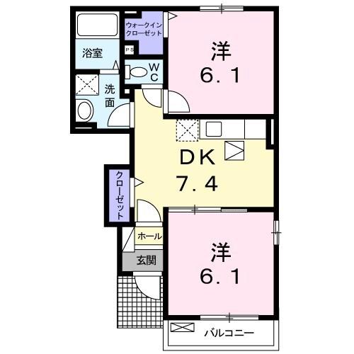 フレスコリーリオ　Ⅰ（102） 間取り図画像