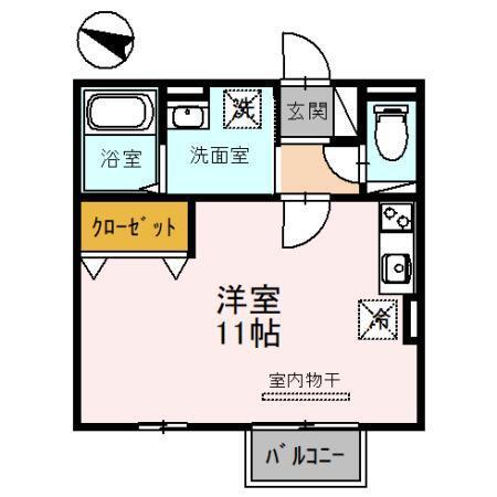 グランディールM（201） 間取り図画像