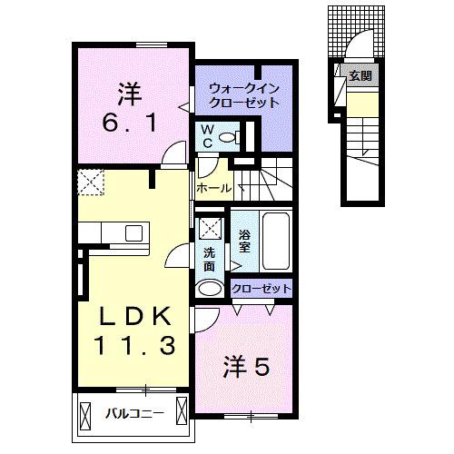 ミレ　グランデ　Ⅳ（205） 間取り図画像