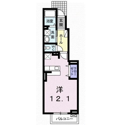 プリムローズ　Ⅱ（103） 間取り図画像