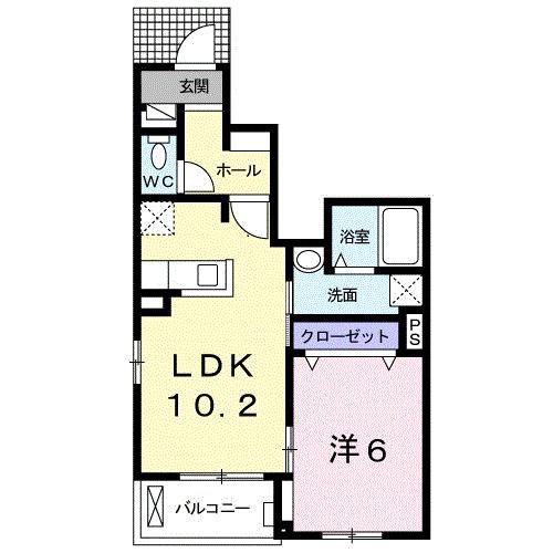 コンフォール（102） 間取り図画像