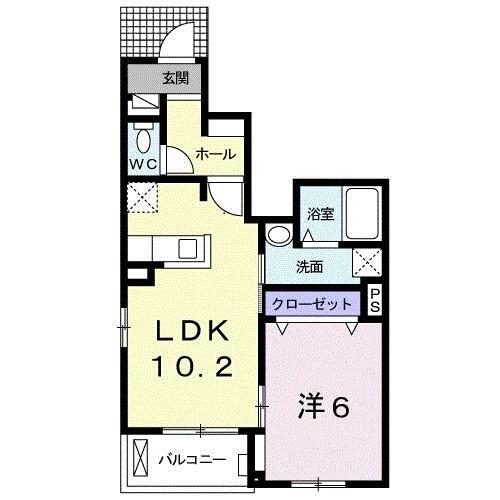 コンフォール（102） 間取り図画像