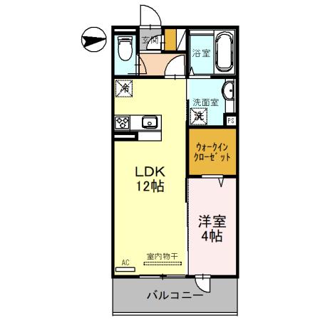 D-room桑ノ木（203） 間取り図画像