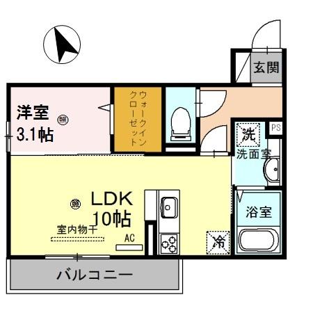D-room新在家（203） 間取り図画像