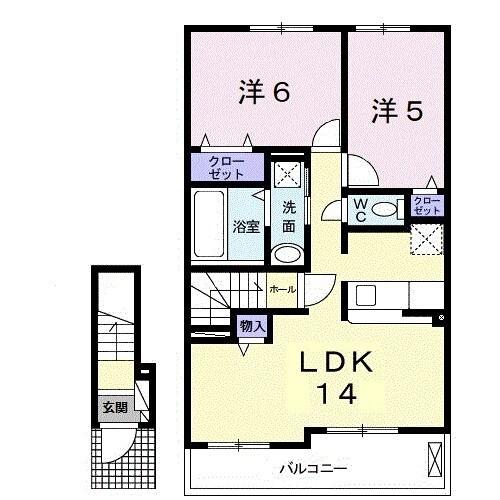 サン　ベル　Ⅰ（203） 間取り図画像