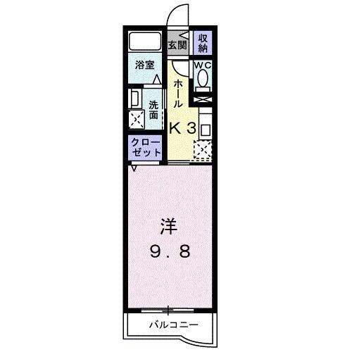 エスプリーク・コヤ（307） 間取り図画像