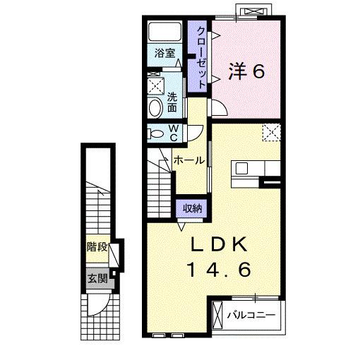 コルテーゼ　Ⅲ（202） 間取り図画像