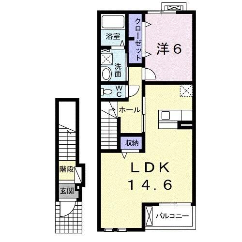 コルテーゼ　Ⅲ（202） 間取り図画像