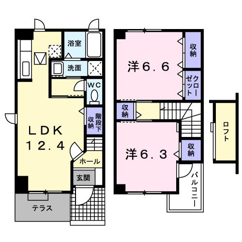 サンリットⅡ　（和歌山市福島）（103） 間取り図画像