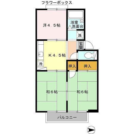 ハイツＪＯＹ（205） 間取り図画像