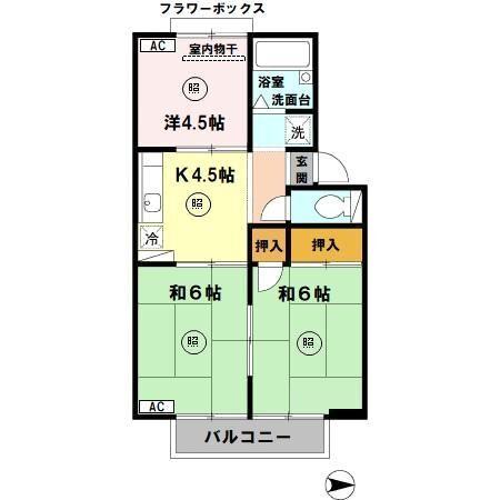 ハイツＪＯＹ（205） 間取り図画像