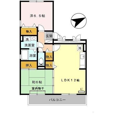ファースト西浜（206） 間取り図画像