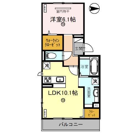 ナピカⅡ（102） 間取り図画像
