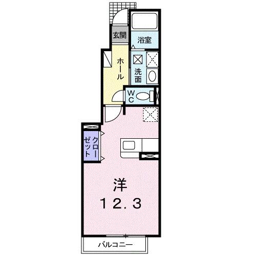 イリーデ西浜（102） 間取り図画像