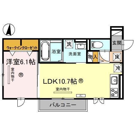 カルム アビタシオン北出島（101） 間取り図画像