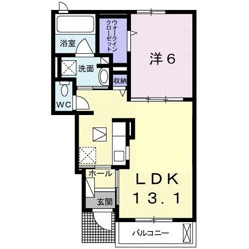 シエン　ノワール（105） 間取り図画像