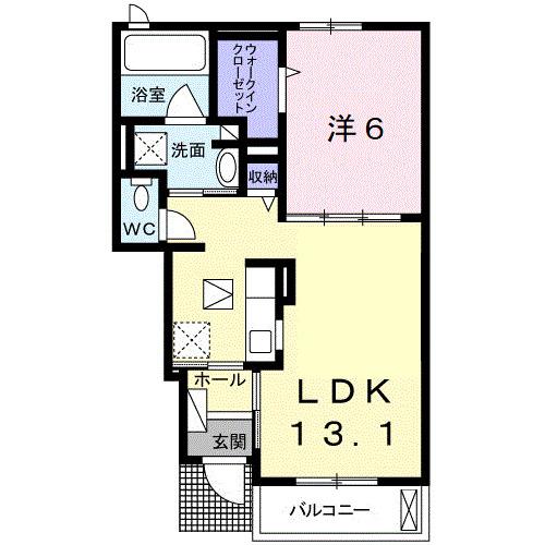 シエン　ノワール（105） 間取り図画像