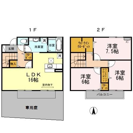 ブリオーソ東高松（102） 間取り図画像