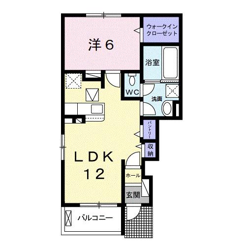 サーレ　Ⅱ（101） 間取り図画像