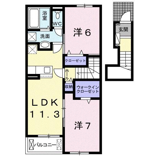 ラペーシュ神田（203） 間取り図画像