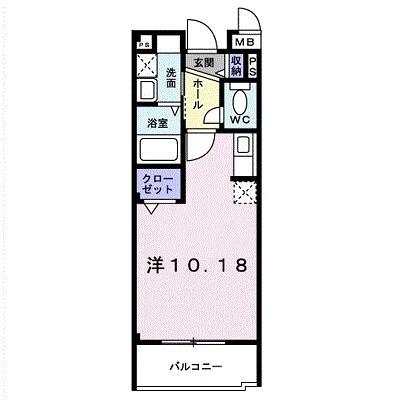 レジデンスブライト（305） 間取り図画像