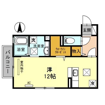 D-room西小二里(ﾆｼｺﾆﾘ)（103） 間取り図画像