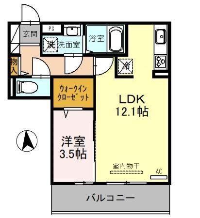 D-room宇須　光（205） 間取り図画像