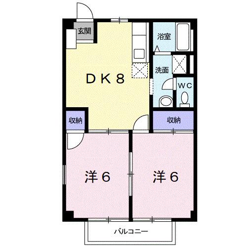 ニューシティＭＯＲＩⅠ（203） 間取り図画像