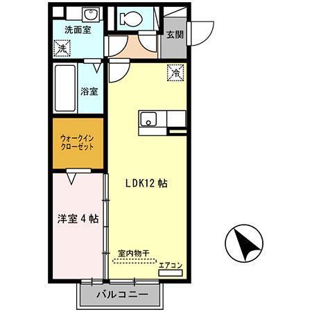 フィオーレ野崎Ⅱ（205） 間取り図画像