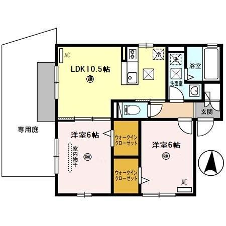 リアン・太田（101） 間取り図画像