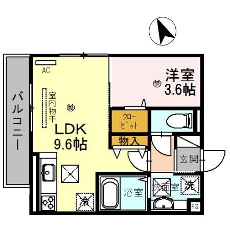 D-room新在家（105） 間取り図画像